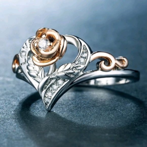 New Round Cut White Sapphire Women 925 ring - Picture 3 of 4